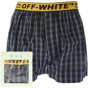 Off White - Classic Industrial - Boxershort - Blauw