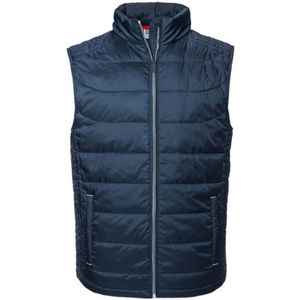 Russell Heren Nano Gewatteerde Bodywarmer (Franse Marine) - Maat M