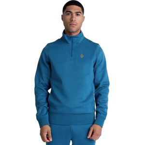 Luke 1977 Heren Quarter Zip Sweatshirt (Marine)
