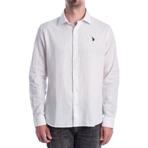 U.S. POLO ASSN. - US41104030 - Langarmhemd - Katoen en Leinen - Voor Heren