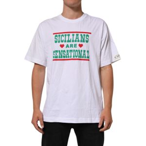 Graphic Print Katoenen T-shirt