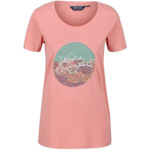 Regatta Vrouwen/dames Filandra IV Grafisch T-Shirt (Blush Roze) - Maat 38