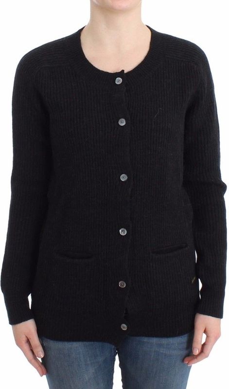 John Galliano Vrouwen Zwart wollen vest