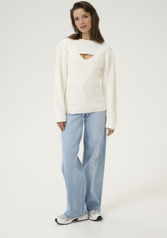 Pullover Regular fit white