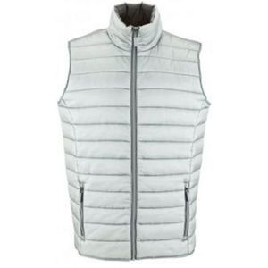 SOLS Vrouwen/dames Golfkussen Gewatteerde Waterafstotende Bodywarmer/Gilet (Metaalgrijs) - Maat L