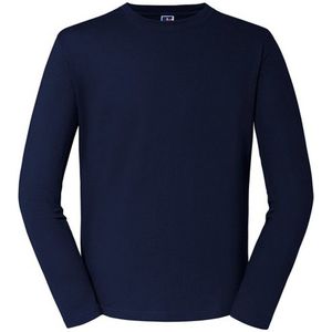 Russell Heren Klassiek T-shirt met lange mouwen (Franse marine)