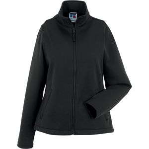 Russell Dames/Dames Slim Soft Shell Jasje (Zwart)