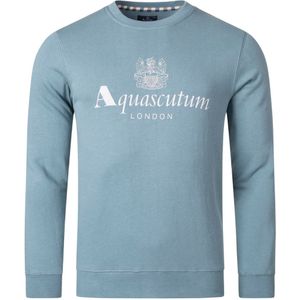 Aquascutum - Active Big Logo - Sweatshirt - Blauw