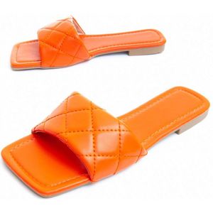 Montevita Flat Sandal Palanti In Naranja