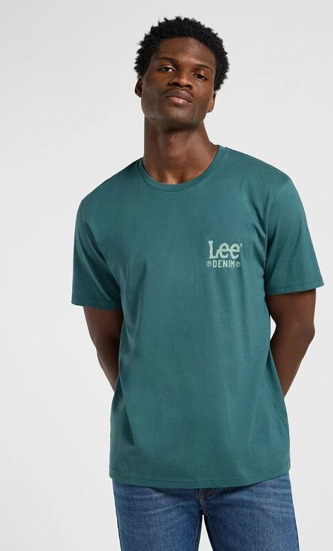 Lee - T-shirt - Groen - 100% Katoen - Regular Fit