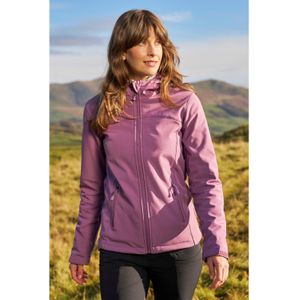 Mountain Warehouse Dames/Dames Exodus waterafstotend softshell jack (Donker paars)