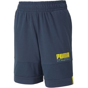 Puma - Alpha Jersey Stretch - Kindershort - Blauw