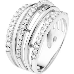 Ring 3 Ranges Prestige Zirkoniumoxiden en Silver 925 - Gala