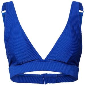 ESPRIT Women Beach Voorgevormde Bikinitop Met Textuur Blauw - Maat 90C