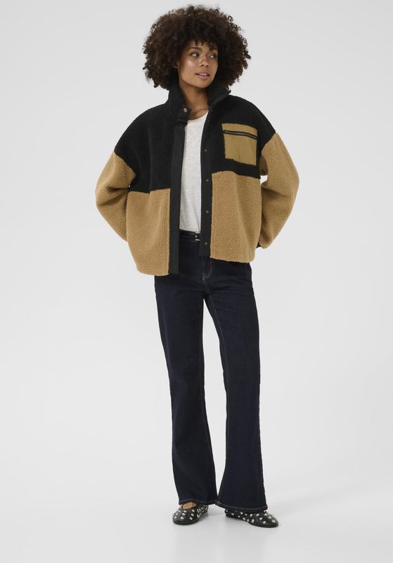 CULTURE Tussenjas 'Balo'  beige / zwart