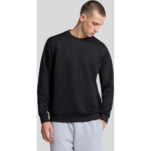 Lyle & Scott Panelled Neoprene Sweatshirt - Jet Black