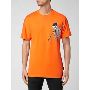 Philipp Plein, Heren, Tops, Wit, Maat: S Katoen,