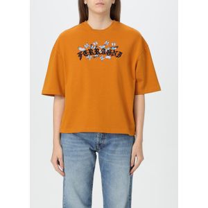 Chiara Ferragni - T-shirt - Bruin - Katoen