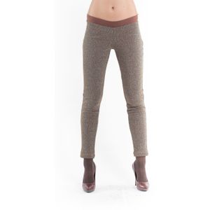 Conquista - Lurex Leggings - Bruin