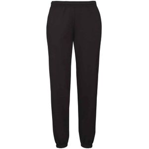 Fruit of the Loom Heren klassieke joggingbroek met elastische zoom (Zwart)