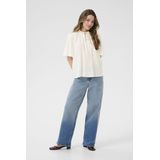 Kaffe - Blouse 'Lianna' - Wit - Wijde Blouse - Effen