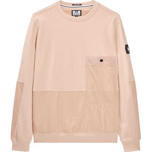 Weekend Offender Heren Sirenko Crew Neck Sweater (Roze)