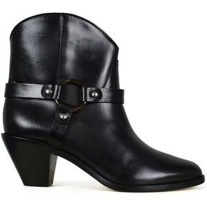 Francesco Russo Leren laarzen Bordeaux
