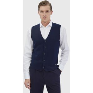 Gilet tricoté à armure toile