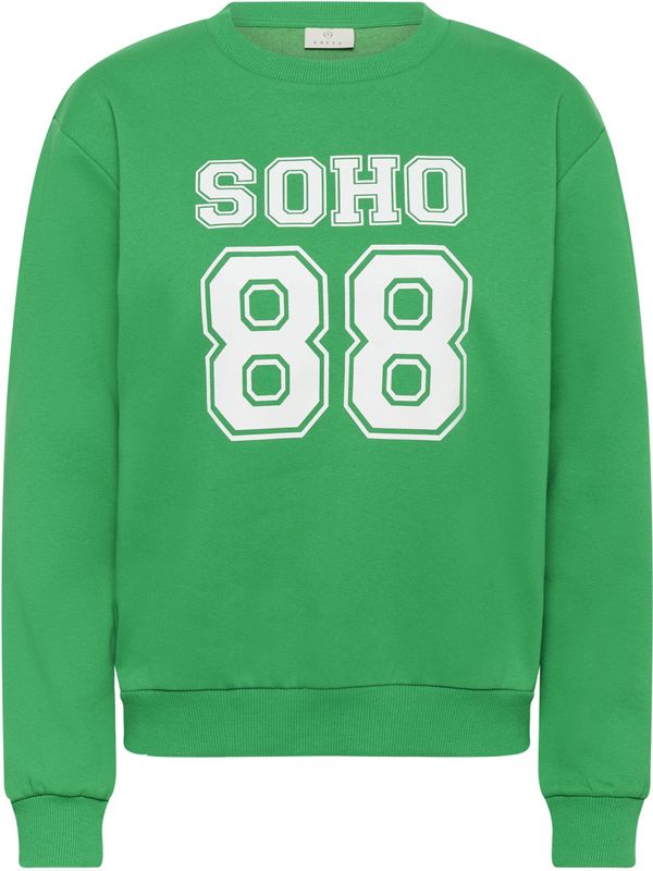 Sweatshirt KAsoul Loose fit green