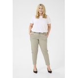 Kaffe Curve, Dames, Broeken, Beige, Maat: XL