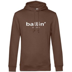 Ballin Est. 2013 Hoodies Basic Hoodie Bruin - Maat XL