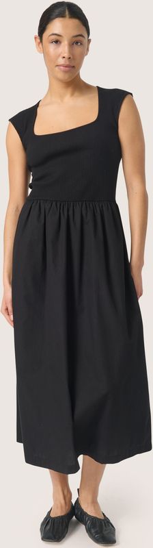 SOAKED IN LUXURY - Jurk 'Simone Phoebe' - Zwart - Blousejurken