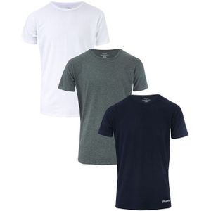 Zwarte en grijze Lyle And Scott Ellijah Lounge-T-shirts voor heren, set van 3