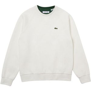 Lacoste Dames/Dames Sweatshirt met Dubbele Piqué Crew Hals (Wit)
