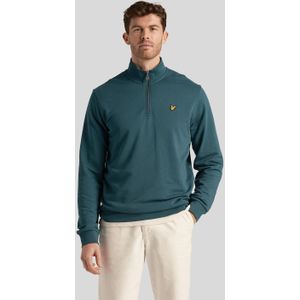 Lyle And Scott - Loopback Quarter Zip Sweatshirt - Groen