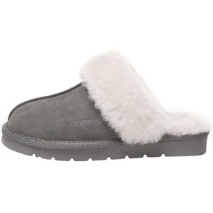 EVER AU Pantoffels - RAVEN - Suède - Schapenvacht - Waterbestendig