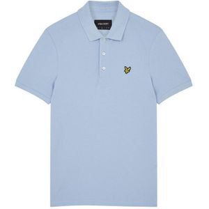 Lyle & Scott Polo SS Plain Polo Shirt Blauw - Maat L