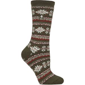 Dames Thermo Lite Patroon Sokken voor de Winter