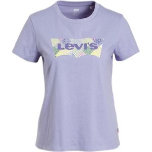 Levi's T-shirt met logo lila