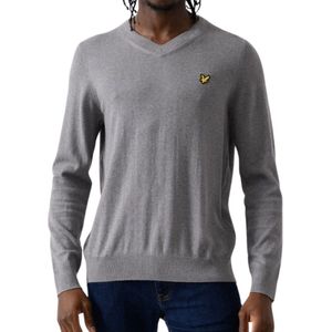 Lyle & Scott - Pull-over - Middengrijs - V-hals