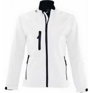 SOLS Dames/dames Roxy Soft Shell Jacket (ademend, Winddicht En Waterbestendig) (Wit) - Maat XL
