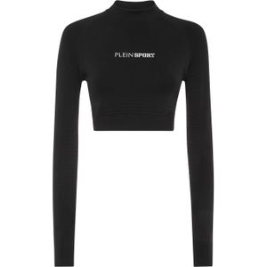 Plein Sport - Long Sleeve Tops - Zwart - Dames