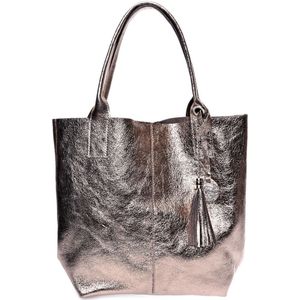 Roberta M Brons Rundleer Tas