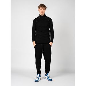 La Haine Inside Us - Turtleneck Trui - Zwart - Heren