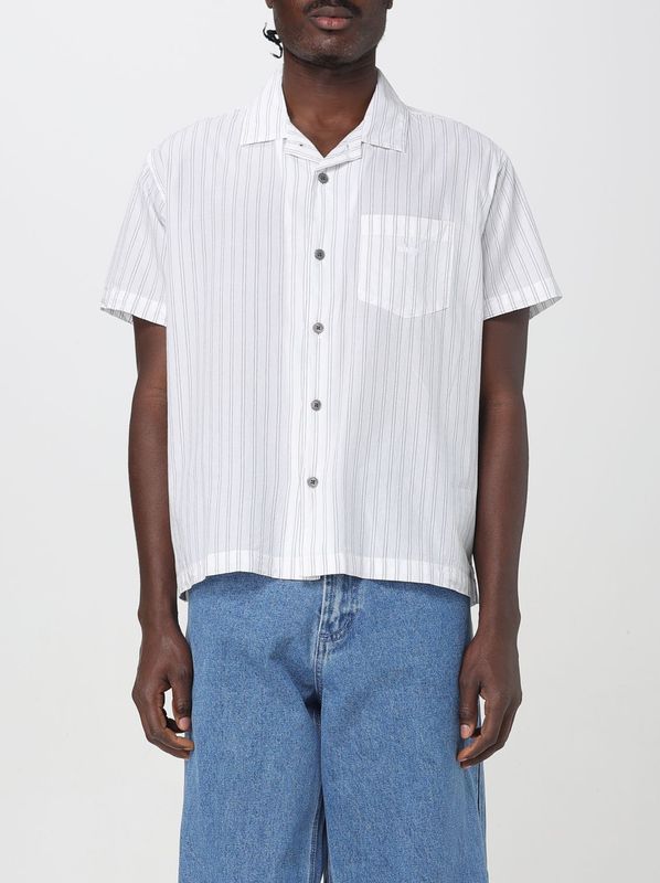 Gestreept Korte Mouwen Shirt - Multicolor