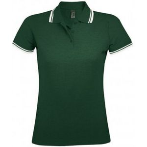 SOLS - Pasadena - Polo Shirt - Bos/Wit - Korte Mouw