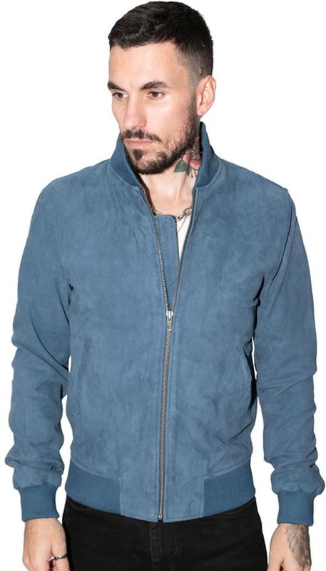 Heren - Geitensuède - Bomberjack - Athene