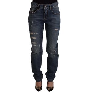 Dolce & Gabbana - Jeans - Blauw - Dames - 100% Katoen