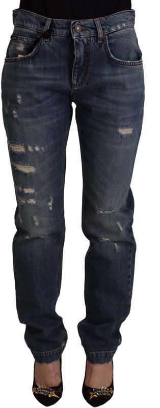 Dolce & Gabbana - Jeans - Blauw - Dames - 100% Katoen