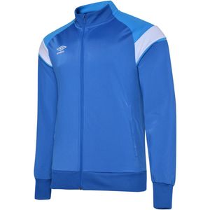 Umbro Gebreide jas voor kinderen (Koningsblauw/Ibiza Blauw/Briljant Wit)